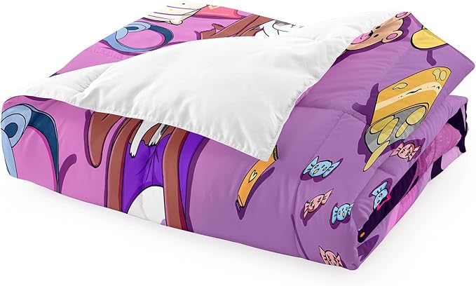Black Girls Comforter Set for Teen Kids Adults African American Queen Size Bedroom Cute Bedding Set 1 Comforter 2 Pillowcases