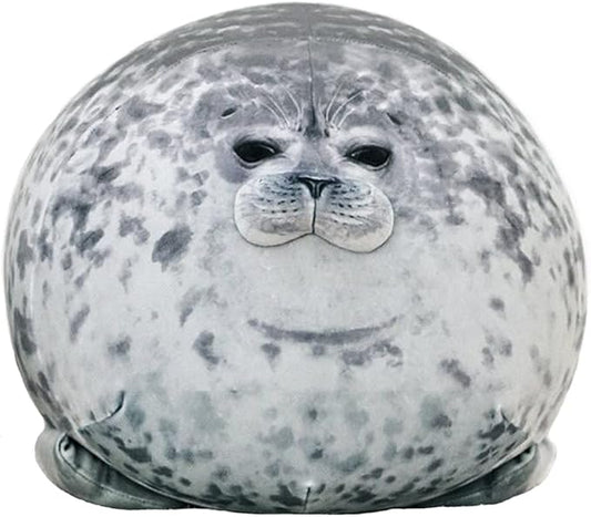 23.7 inch Large Seal Plush Pillow: Soft Stuffed Animal Toy ,Chubby Blob Seal Plushie for Boys Girls, Cute Room Decor Ocean Animals Pillow for Bed Sofa, Kids Gifts for Birthday,Valentine,Christmas