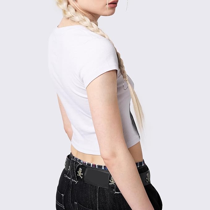 Y2k Graphic Baby Tees for Women Funny Kitten Shirt Tops Aesthetic Fairy Grunge Crop Top 90s 2000s Vintage Clothing