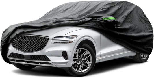 Proadsy 2025 Upgrade Car Cover Custom Fit for 2022-2025 Genesis GV70, Waterproof All Weather for Automobiles, Full Exterior Cover Rain Snow Sun Protector Indoor Outdoor Car Cover