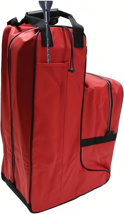 Tall Boot and Helmet Carrier - Waterproof 3 in 1 Equestrian Travel Bag for Horse Riding, Large Capacity, English Bag Carry All