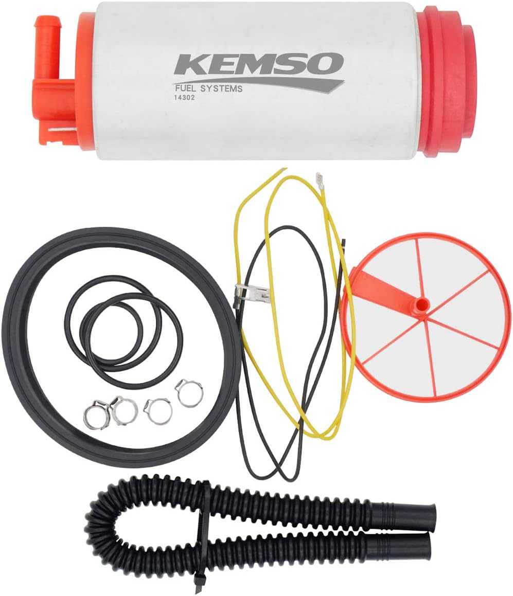 KEMSO 340LPH High Performance Fuel Pump for Audi A3 1996-2013 | TT FWD 1998-2009 | A4 2002-2006 | Seat Alhambra 1998-2009 | Skoda Octavia 1996-2009 | Arosa 1997-2009