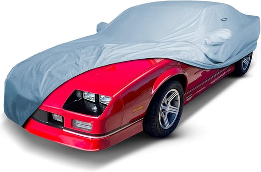 iCarCover Custom Car Cover for Chevy Camaro IROC Z28, IROC-Z, RS, Berlinetta, Sport,Waterproof All Weather Rain Snow UV Sun Protector Full Exterior Indoor Outdoor Car Cover (Year Fits 1982-1992)