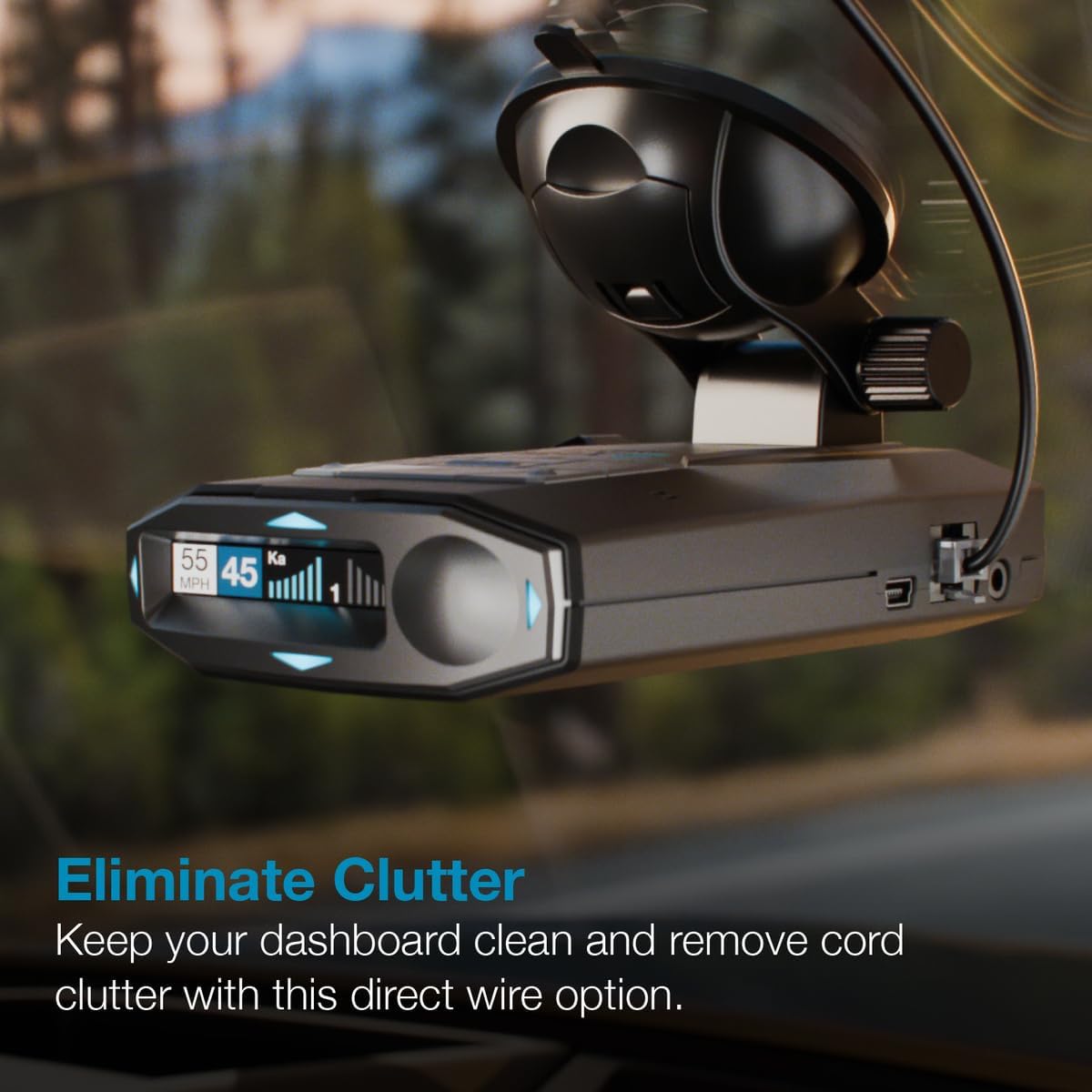 Escort Cobra Official Radar Detector SmartCord Directwire with Blue Light for MAX 360, MAX 360c, IX, IXc, 9500 IX, MAX II, MAX 3, MAX 4, MAX 360c MKII, MAX 360 MKII, MAXcam 360c & Additional Models