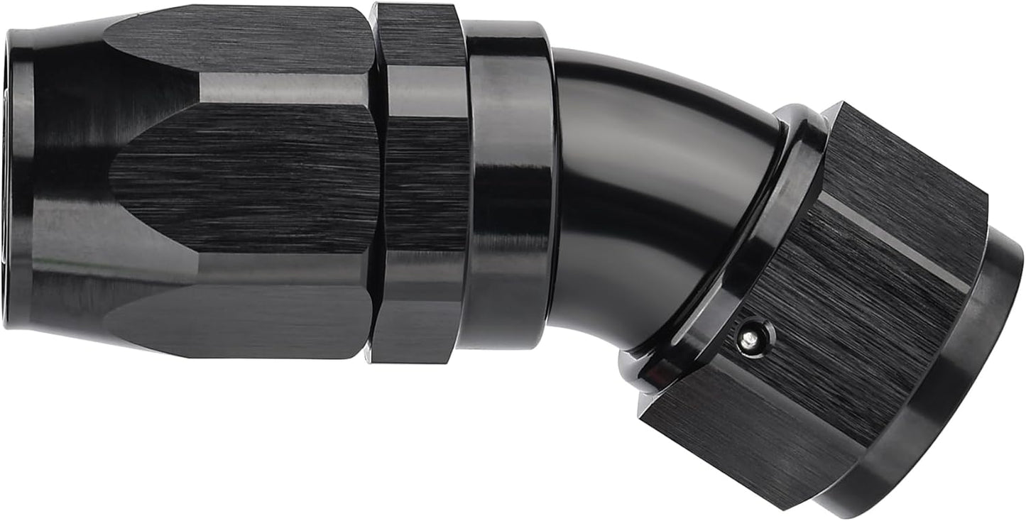 EVIL ENERGY 12AN 30 Degree One Piece Full Flow Hose End Fitting Swivel For CPE Braided Hose