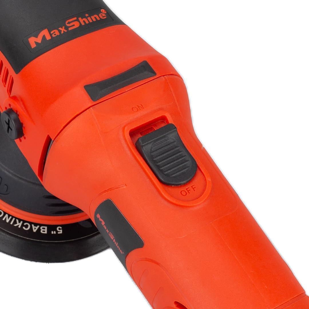 Maxshine 2 Pieces M8S V2 Dual Action Polisher & 16oz AIO Polish Car Detailing Kit - 1000W, 8mm Throw, 5” Plate, Thread 5/16”-24 - Powerful Auto Detailing Tool for Paint Protection (M8S V2 Kit 1)