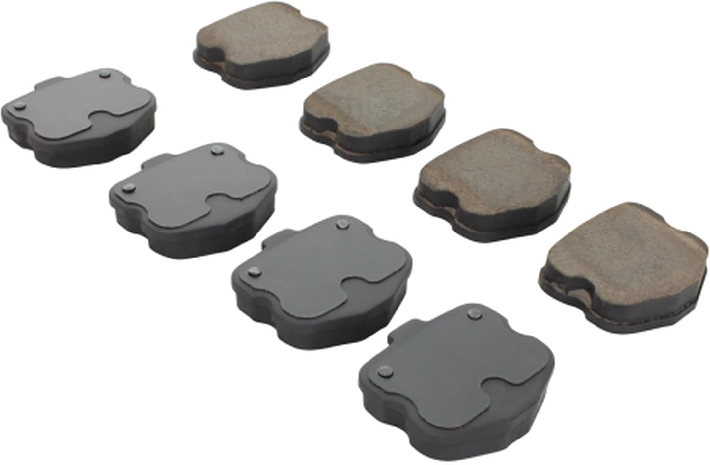 Premium Semi-Metallic Rear Brake Pads (1001-1185AM) Compatible with Chevrolet Corvette 2006-2013