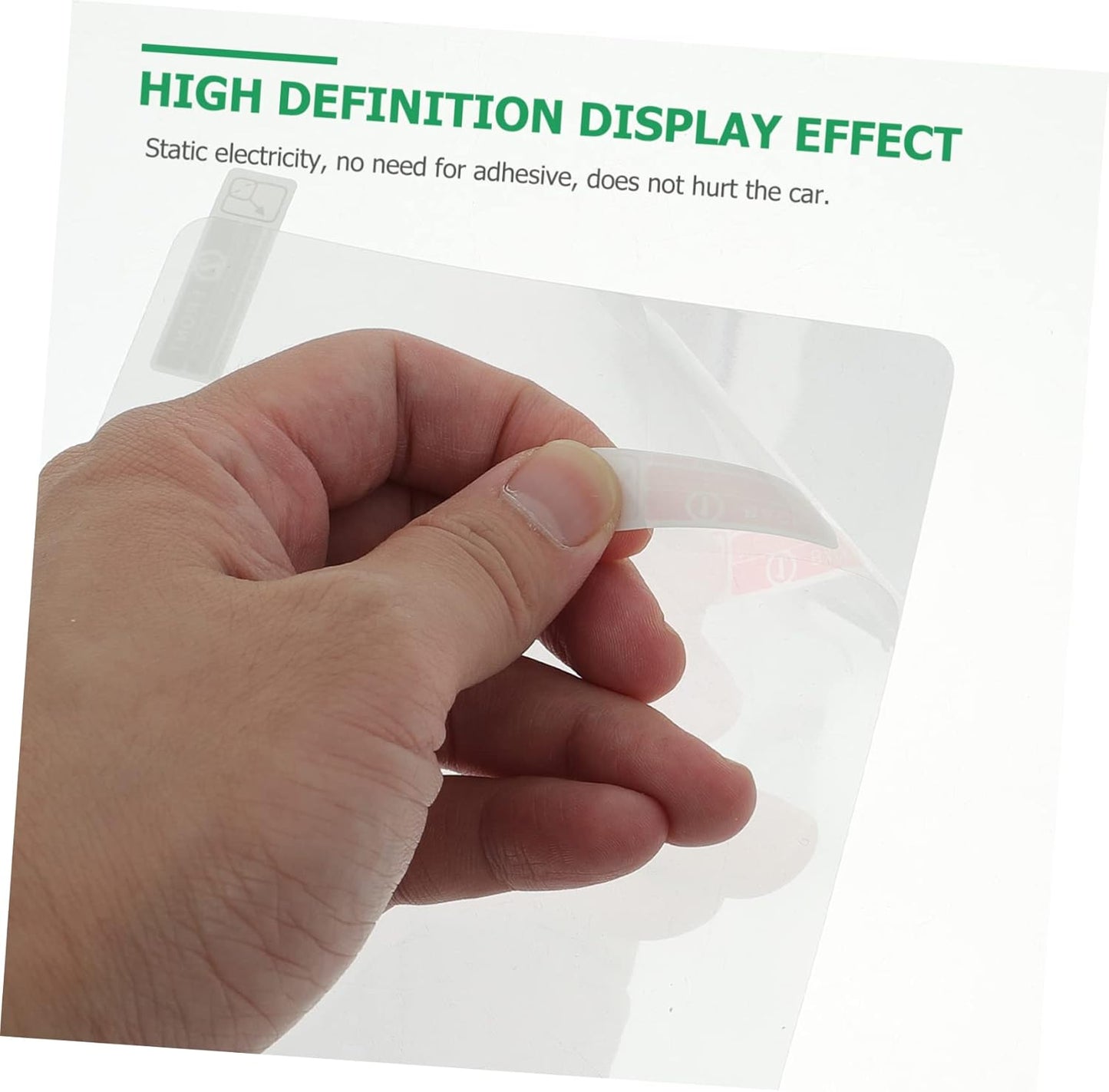 2pcs Hud Reflective Film Car Hud Display Head- up Display Windscreen Film Car Window Film Head up Display Reflective Film Reflective Sheet Reflective Windshield Film The Pet