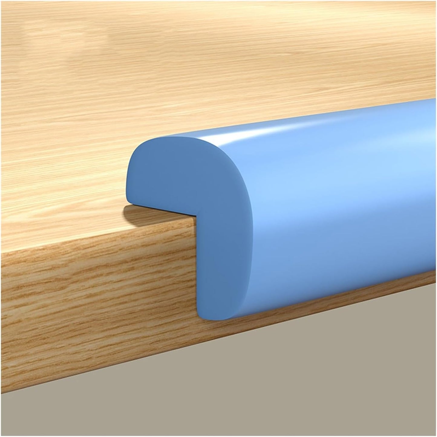 XPLKQXE Sharp Edge Safety Corner Edge Foam Padding, Edge Guards Bumpers Adhesive, Edge Corner Protector Guards for Table Edges & Sharp Corners(Blue,1pcs)