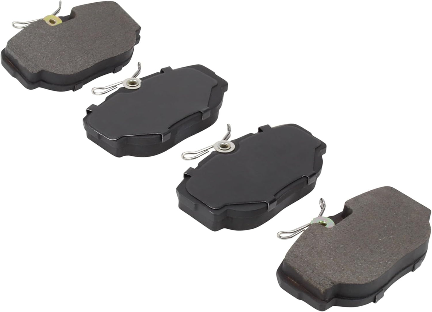Premium Ceramic Front Brake Pads (1001-0493C) Compatible with 1984-2004 BMW/Land Rover/Mercedes-Benz/Saab (190D/190E/318i/318is/325/325e/325es/325i/325is/325iX/Discovery/Range Rover)