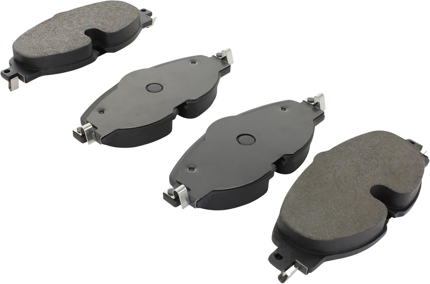 Premium Semi-Metallic Front Brake Pads (1001-1760M) Compatible with 2014-2023 Audi/Seat/Volkswagen (A3/A3 Quattro/A3 Sportback e-tron/Golf/GTI/Jetta/Passat/Q3/Taos/TT Quattro & More)