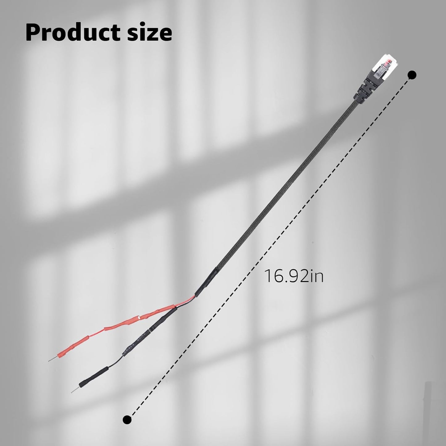 1PC RJ11 Replacement Mirror Wire Power Cord for Uniden Radar Detectors，Fits R4 R3 R1 R7 R8 Model(3005201U)