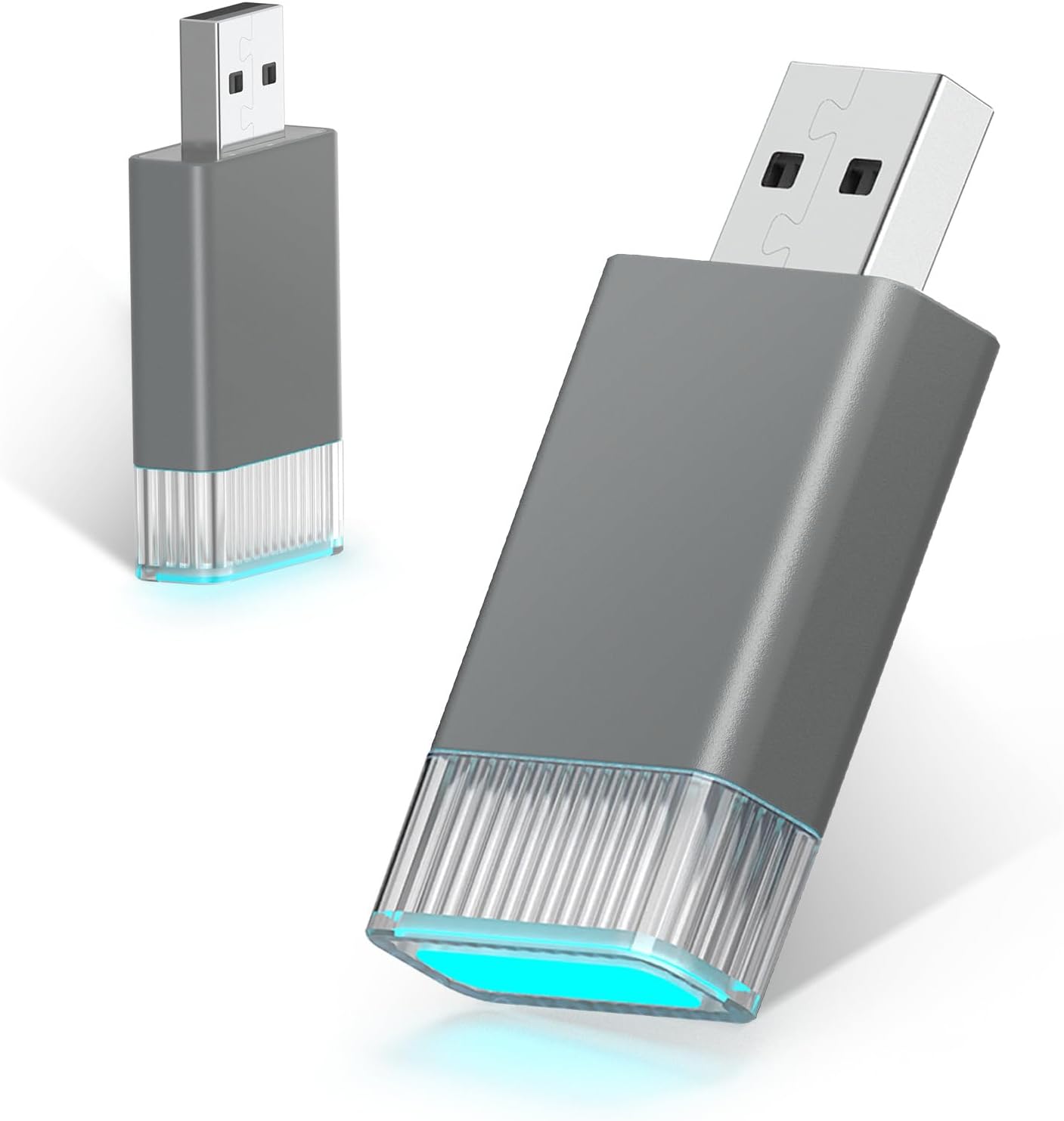 Mini Wireless Carplay Adapter for Apple iPhone,Plug and Play Easy Setup Automatic Reconnect,Convert Wired to Wireless Bluetooth Carplay Adapter Dongle,for Car play 2016+ & iPhone iOS 10+ (USB A)Grey01