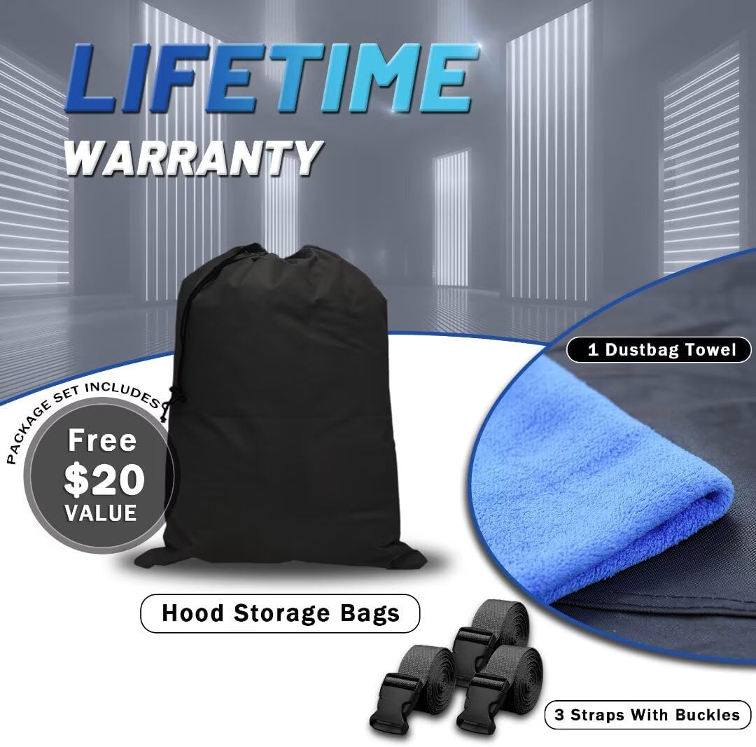 Nissan Titan Truck Cover Custom Fit 2015-2025 Crew Cab SB (5.5'-5.6') with Door Zipper, 12 Layers Full Exterior Pickup Truck Cover Waterproof All Weather,for Wind Dust Sun and UV Protection.