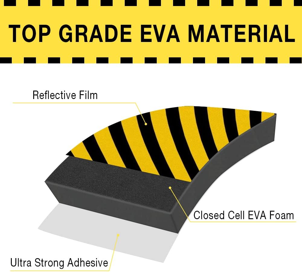 Garage Wall Protector Foam Wall Corner Guard for Parking Garages - Edge Protector Protect Your Car - Garage Corner Edge and Bumpers Corner Guards