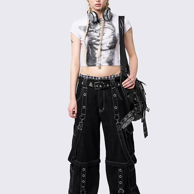 Y2k Graphic Baby Tees for Women Funny Kitten Shirt Tops Aesthetic Fairy Grunge Crop Top 90s 2000s Vintage Clothing