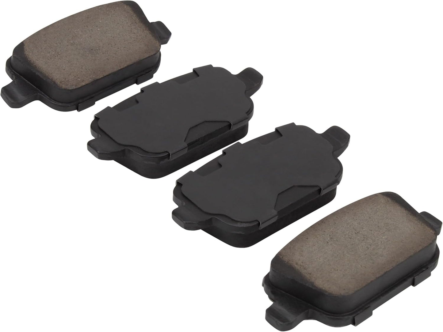 Premium Ceramic Rear Brake Pads (1001-1314AC) Compatible with Land Rover LR2 2008-2012