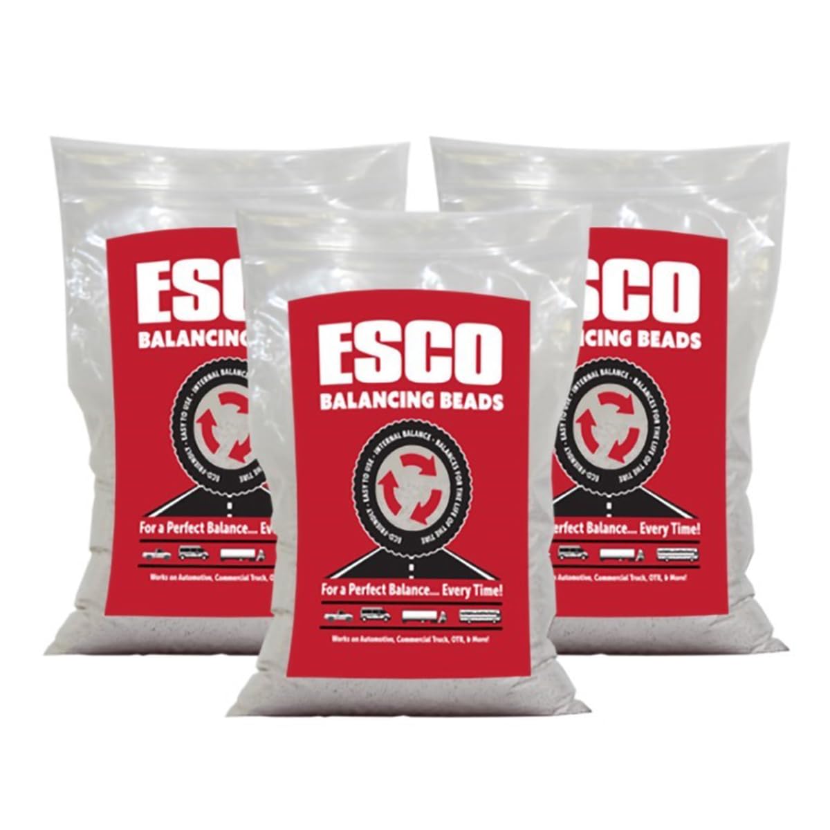 Esco 20469C Tire Balancing Beads, 4 oz, Case of 24 Bags