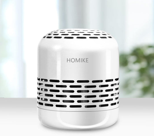 HOMIKE Refrigerator Deodorizer, Odor Eliminator,Last up to 10 Years for Car,Closet,Shoes Cabinet,Fridge and Freezer,Outperforms Baking Soda and Activated Carbon(White)