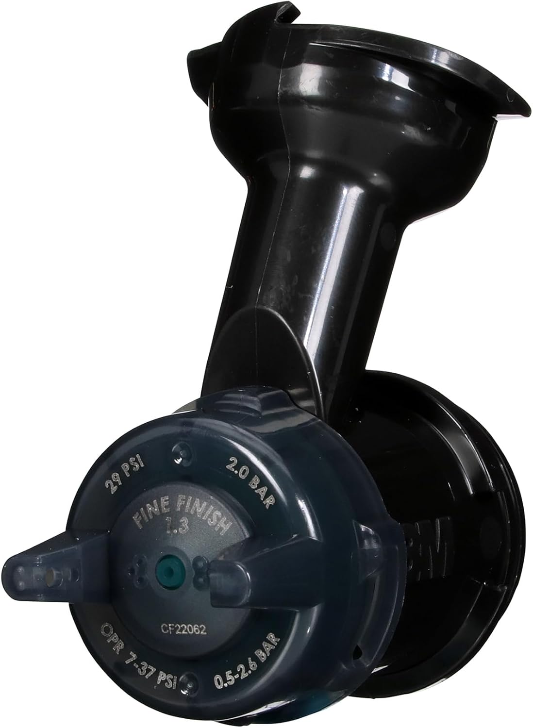 3M Performance Gravity Fine Finish (Compliant) Atomizing Head 26913, Green, 1.3, Pack of 5, for Automotive Paint Application, High Viscosity, Clear Coat, Primer Spraying