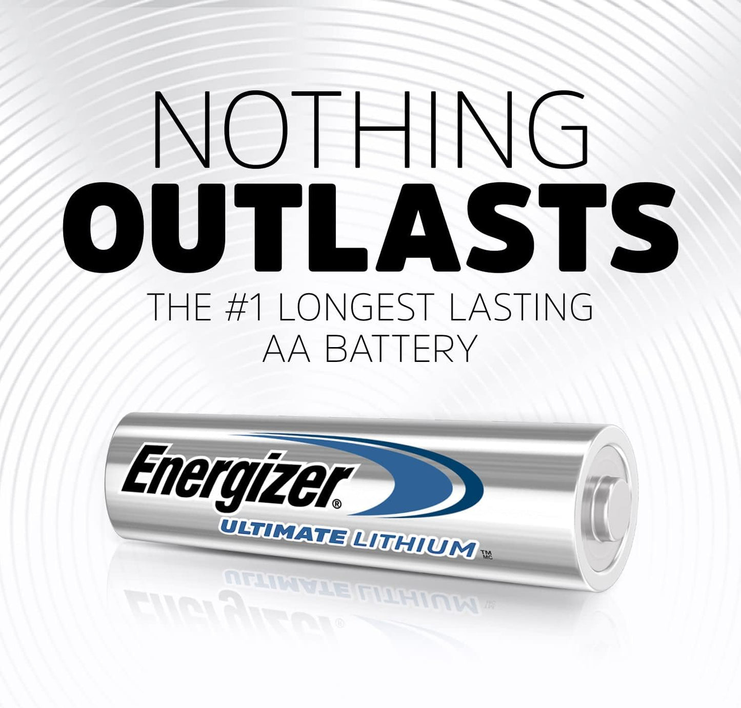 Energizer Ultimate Lithium AA Batteries Pack, 1.5V AA Batteries, 24 Count