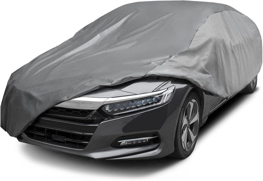 XCAR Ultra Light Waterproof Car Cover for Automobiles All Weather Protection, Windproof & Breathable, Fits Sedan Up to 228"