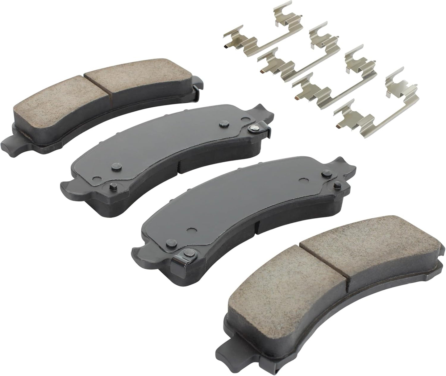 Premium Ceramic Rear Brake Pads (1001-0974C) Compatible with 2003-2020 Chevrolet/GMC (Cargo Van/Express 2500/Express 3500/Savana 2500/Savana 3500/Savana 4500)