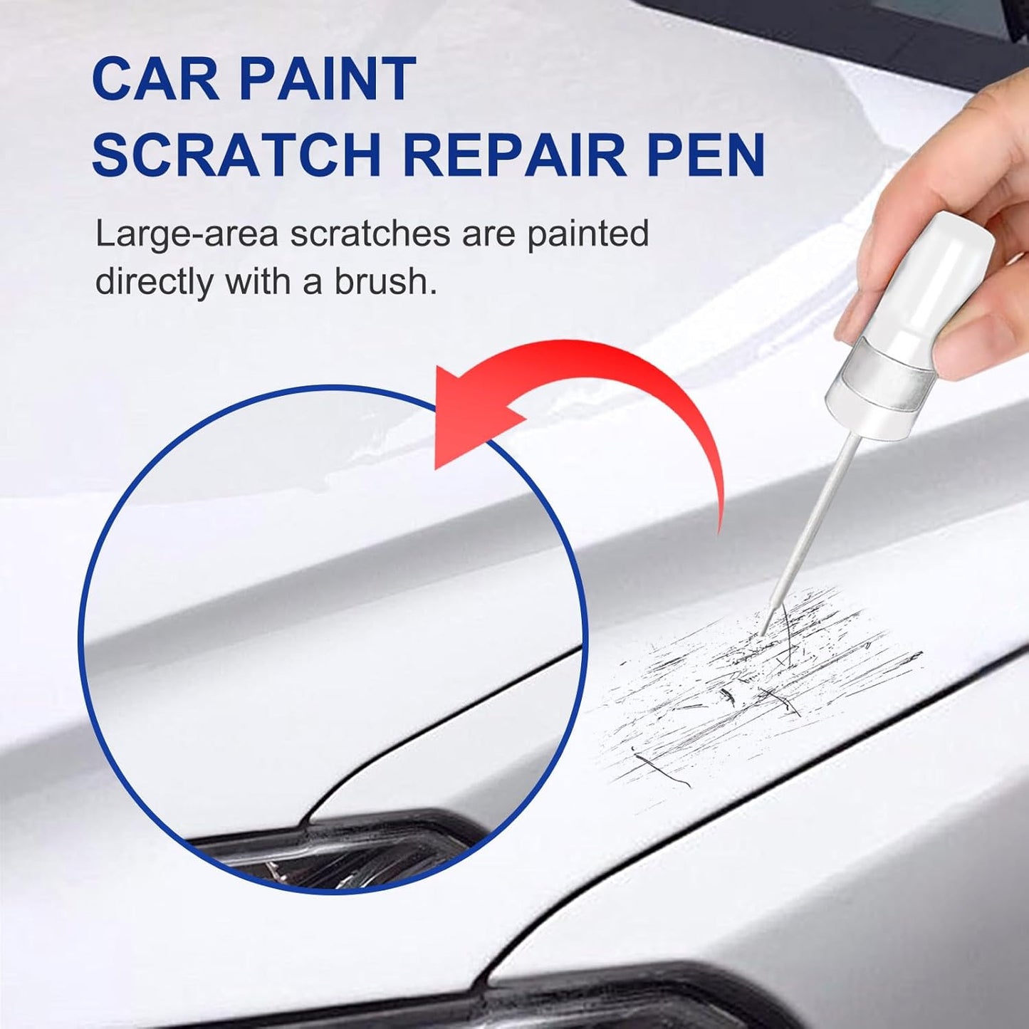 Hydro Blue(PBJ) Touch Up Paint for Dodge-Exact Match–Chips and Nicks Car Paint Scratch Repair Kit Automotive Paint Pen for Challenger/Durango/Grand Caravan/Charger/RAM