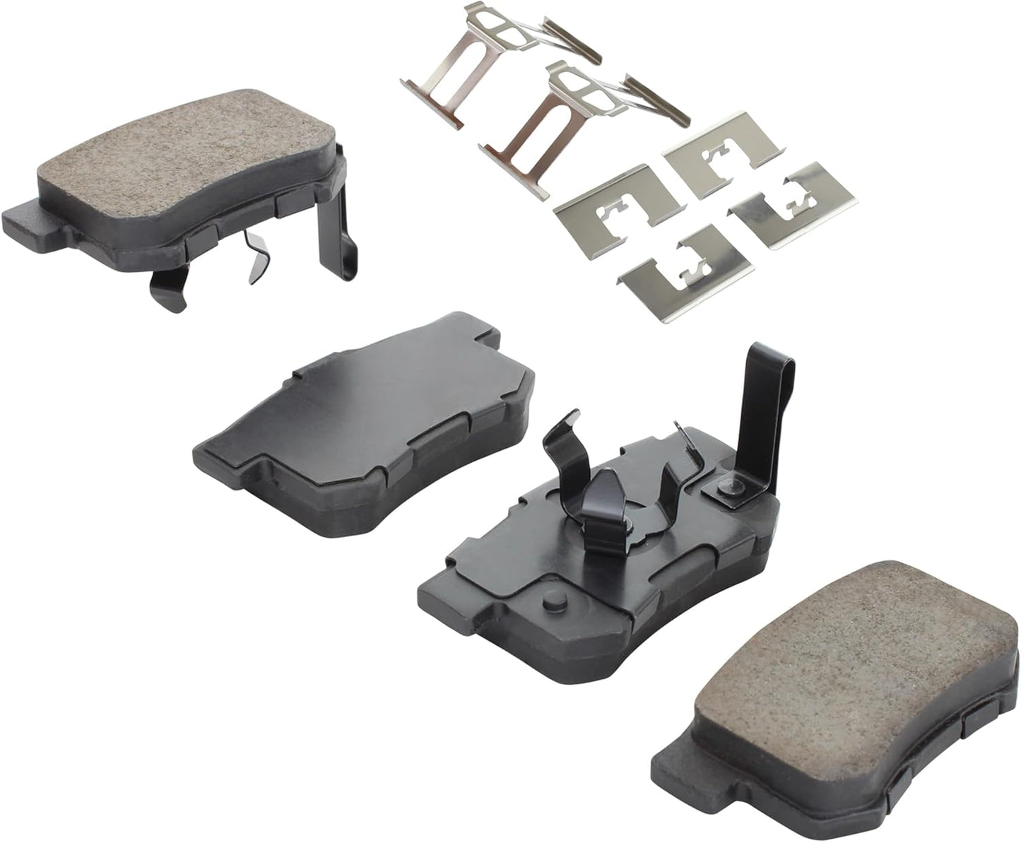 Premium Ceramic Rear Brake Pads (1001-1086C) Compatible with Acura RDX 2010-2018, Honda Accord Crosstour 2010-2011, Honda City 2015-2015, Honda Crosstour 2012-2015, Honda CR-V 2005-2016