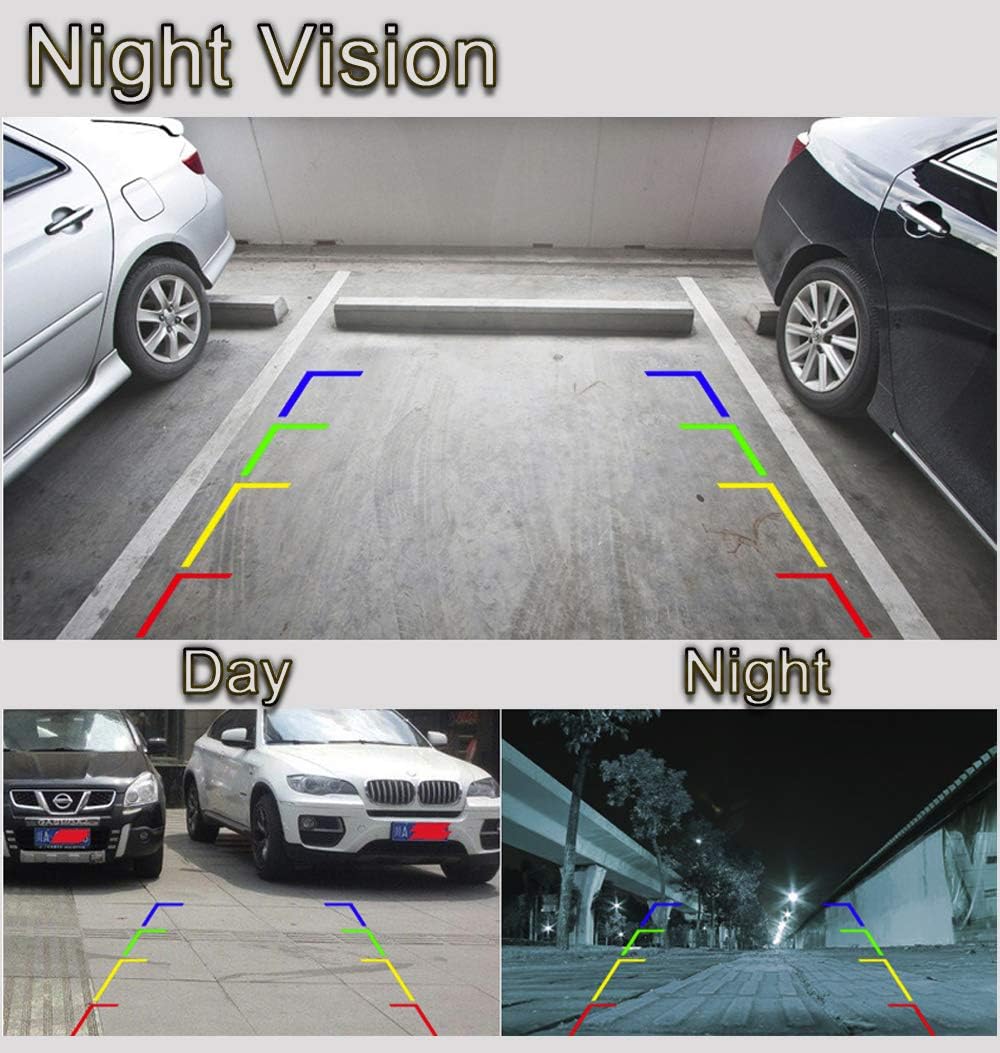 Full HD Car Rear View Camera for Toyota 4Runner/Hilux Surf/Toyota Fortuner SW4 / Toyota Innova & Waterproof and Shockproof Reversing Backup Camera (Full HD Camera)