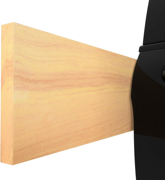 GWP02S Wood Grain Garage Wall Protector Car Door Protectors, Garage Accessories, Parking Stopper for Garage, Tool-Free, Designed in Germany (2-Pack Wood Grain)