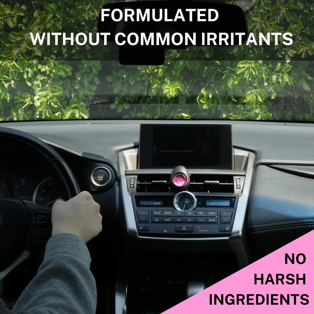 Air Jungles Car Air Freshener Vent Clip 3 Count, Honey Peach Scent, 4 ml Each, Long-Lasting Car Odor Eliminator, Easy Clip-On Design, Up to 90 Days Freshness for Cars, Trucks, and SUVs