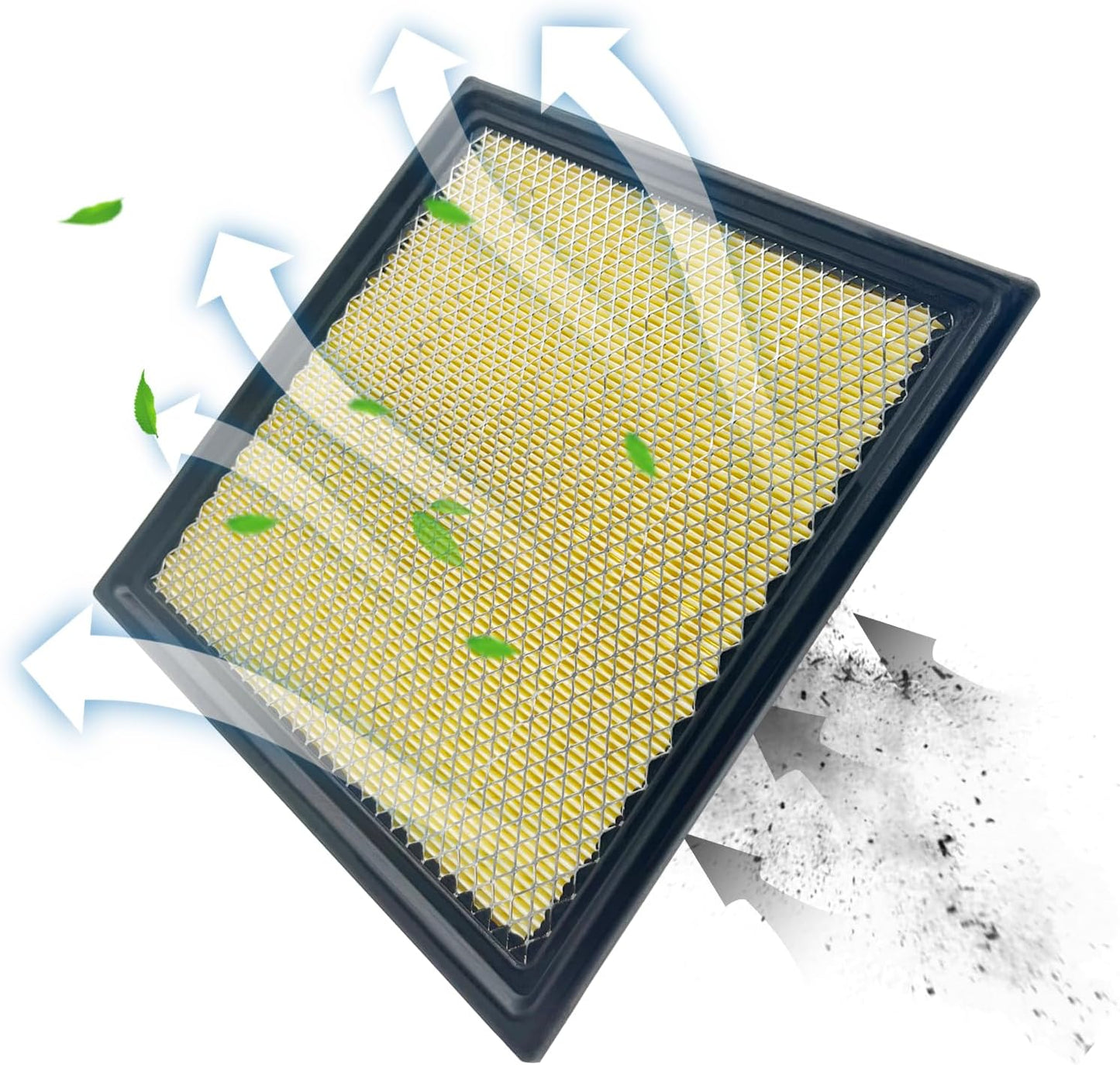 for Engine Air Filter NA7C39 Fits for 2009-2025 F-150, 2007-2024 Expedition, 2008-2016 F-250 Super Duty, 2008-2016 F-350 Super Duty, 2007-2024 Navigator,7C3Z-9601-A, FA-1883, CA10262