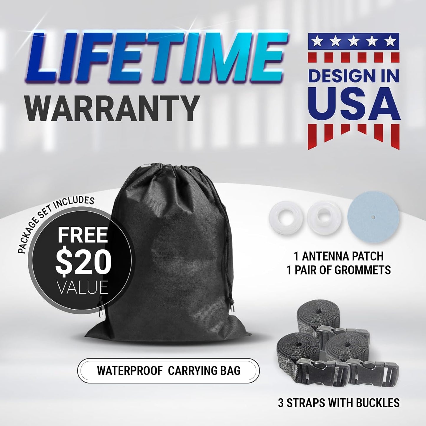 iCarCover Premium Car Cover for 1992-2005 Pontiac Grand Am Heavy Duty Waterproof All-Weather Automobiles Custom Fit Indoor Outdoor UV Snow Protection Covers with Straps and Bag