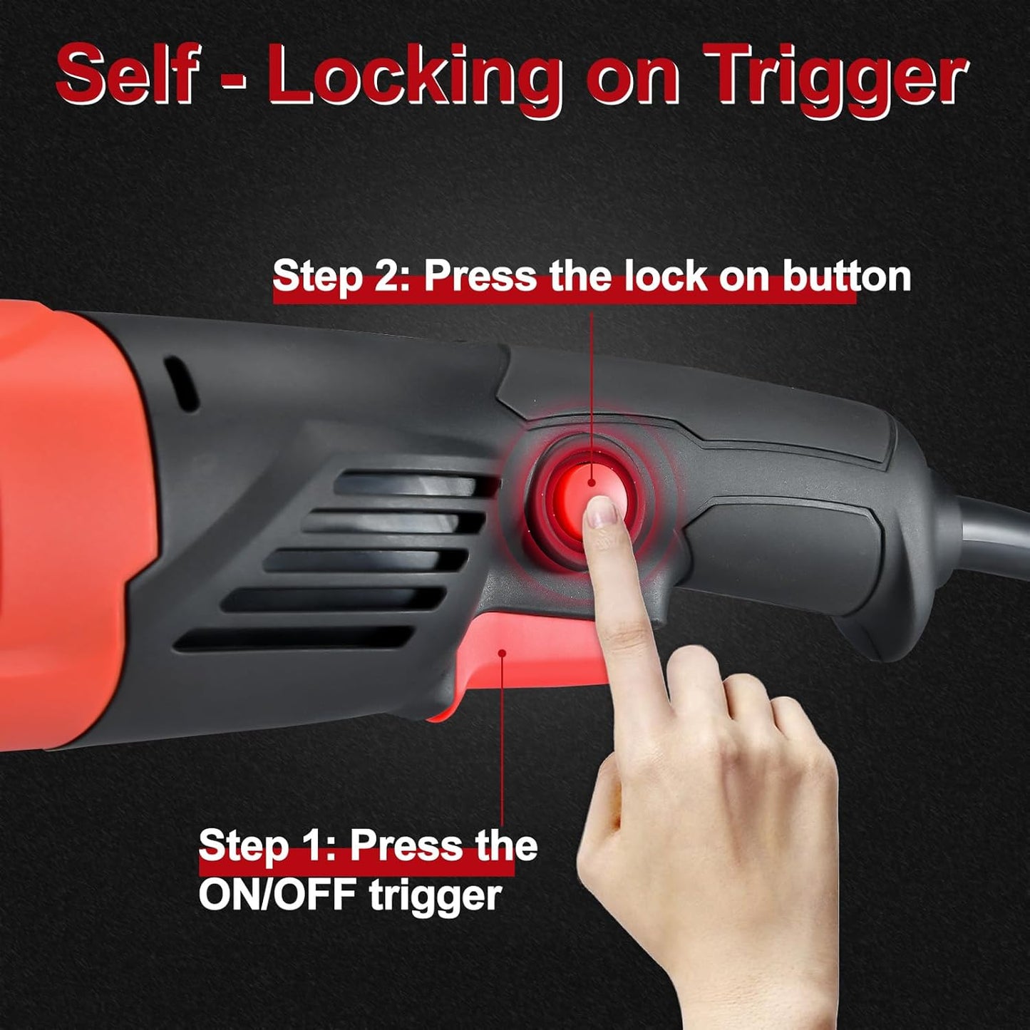 AOBEN Rotary Buffer Polisher,1200W 6-inch/ 7-inch Car Buffer,Car Polisher Waxer Kit with 6 Variable Speed 1000-3500RPM & 4 Polishing Pads,Detachable Handle for Boat,Car Polishing and Waxing