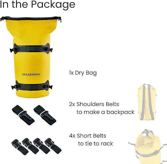 Waterproof Dry Bag for Men Women, 40L/80L Roll Top Lightweight Floating Dry Bag, Outdoor Backpack for Travel, Swimming, Boating, Kayaking, Camping and Beach (40L)