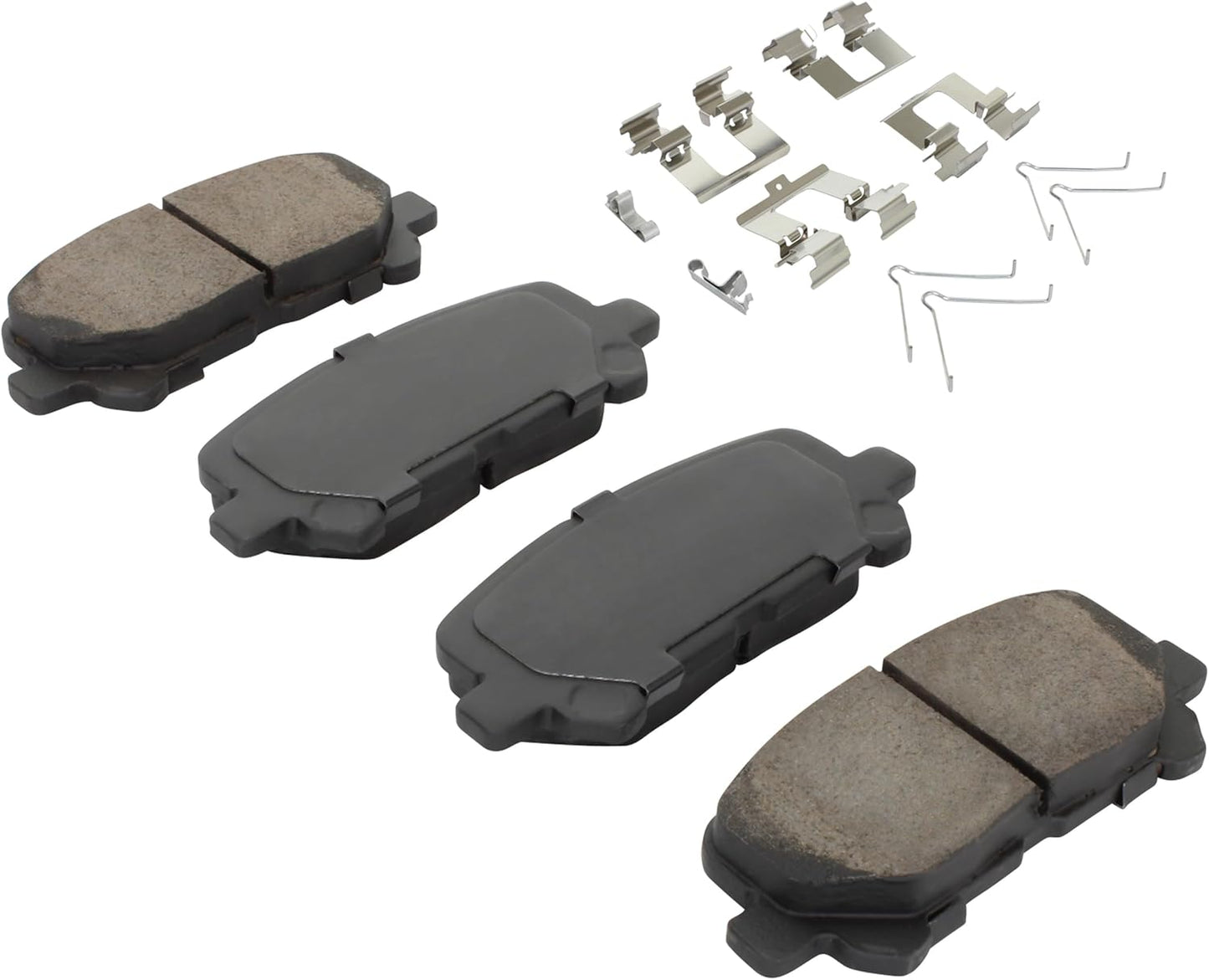 Premium Ceramic Rear Brake Pads (1001-1585C) Compatible with Acura MDX 2014-2016, Acura ZDX 2010-2013, Honda Passport 2019-2025, Honda Pilot 2012-2022, Honda Ridgeline 2017-2025