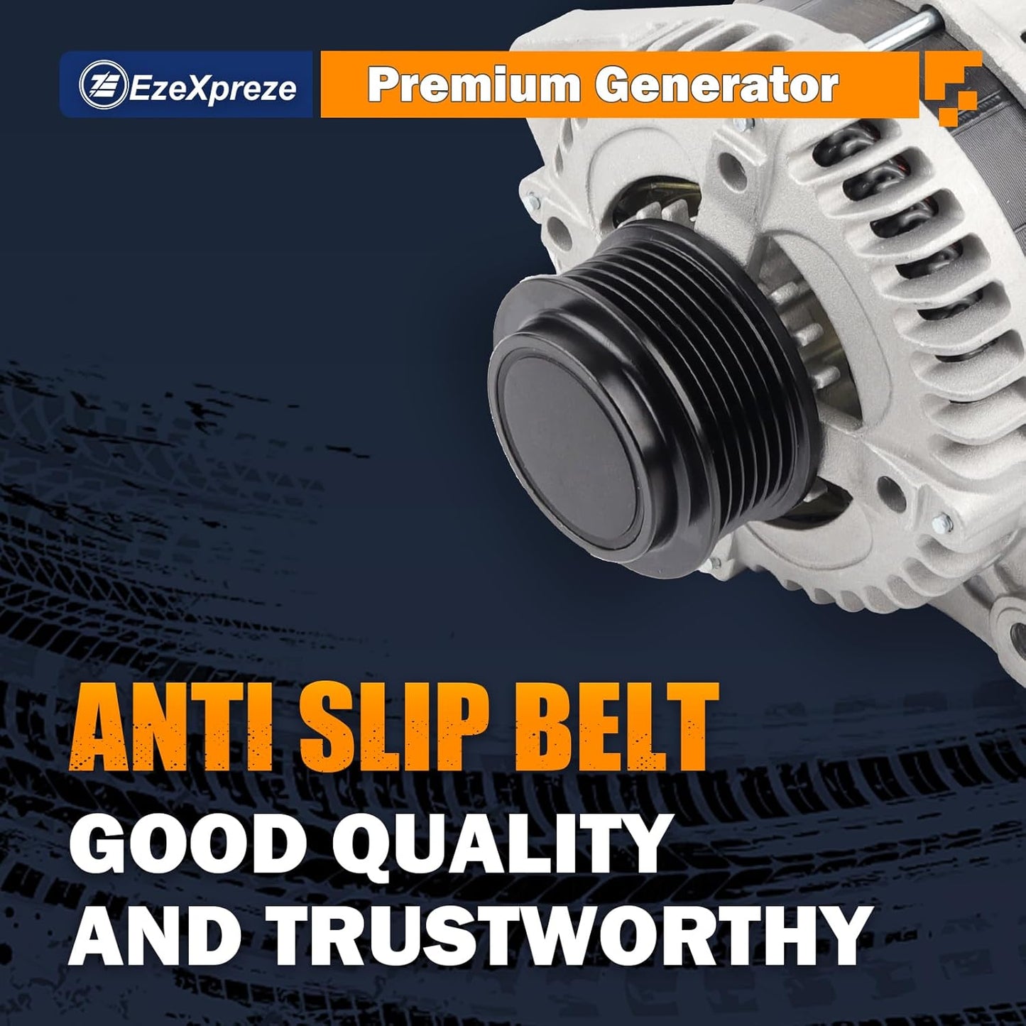 Ezexpreze Alternator Fit for Honda Odyssey 3.5L V6 2014-2017,130Amp CW,OE#11775 31100-RV0-A11 400-52718R