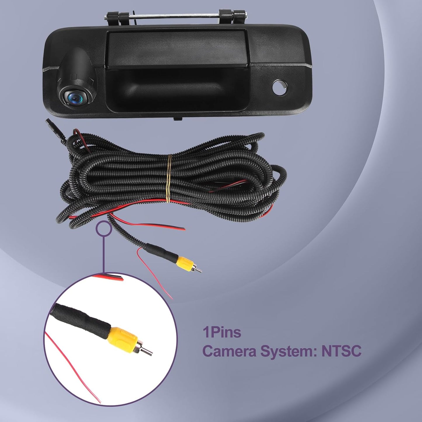 69090-0C051 Rear View Back up Camera Compatible with Toyota Tundra 2007 2008 2009 2010 2011 2012 2013 4.0L V6 / 4.6L 4.7L 5.7L V8 Backup Camera Replace# 81214 86790-34030