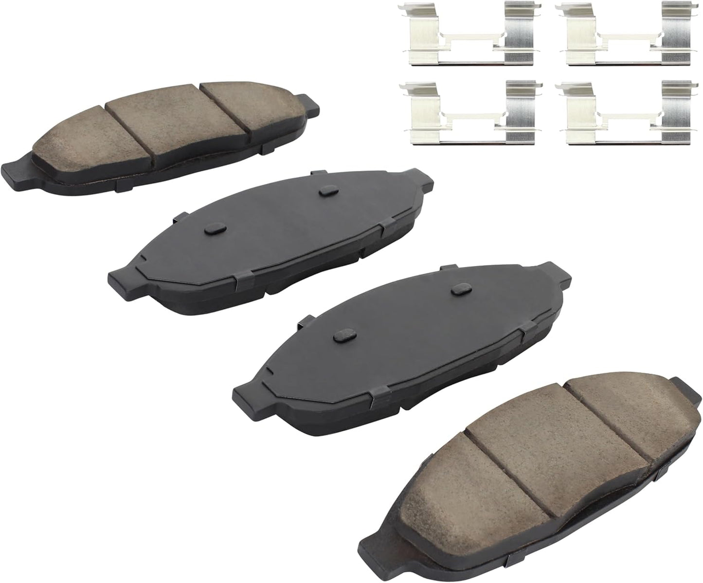 Premium Ceramic Front Brake Pads (1001-0997C) Compatible with Chrysler Pacifica 2004-2008