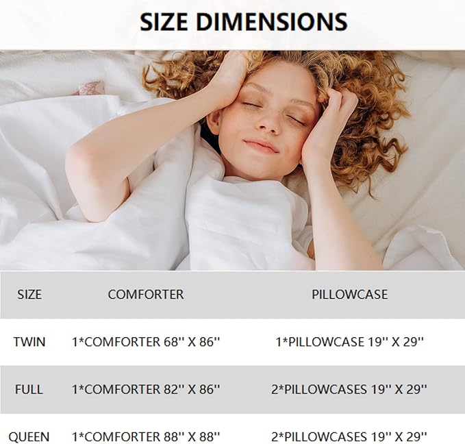 Black Girls Comforter Set for Teen Kids Adults African American Queen Size Bedroom Cute Bedding Set 1 Comforter 2 Pillowcases