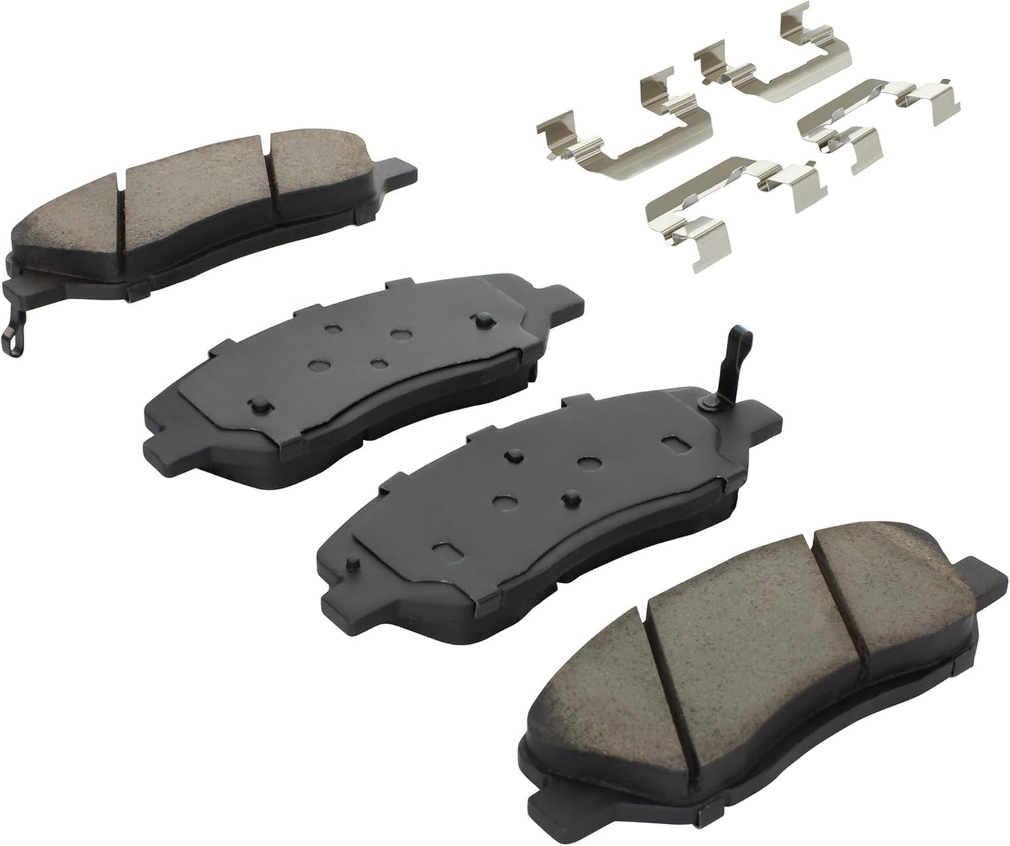 Premium Semi-Metallic Front Brake Pads (1001-1202M) Compatible with Hyundai Entourage 2007-2009, Hyundai Santa Fe 2007-2016, Hyundai Santa Fe XL 2013-2016, Kia Sedona 2006-2014