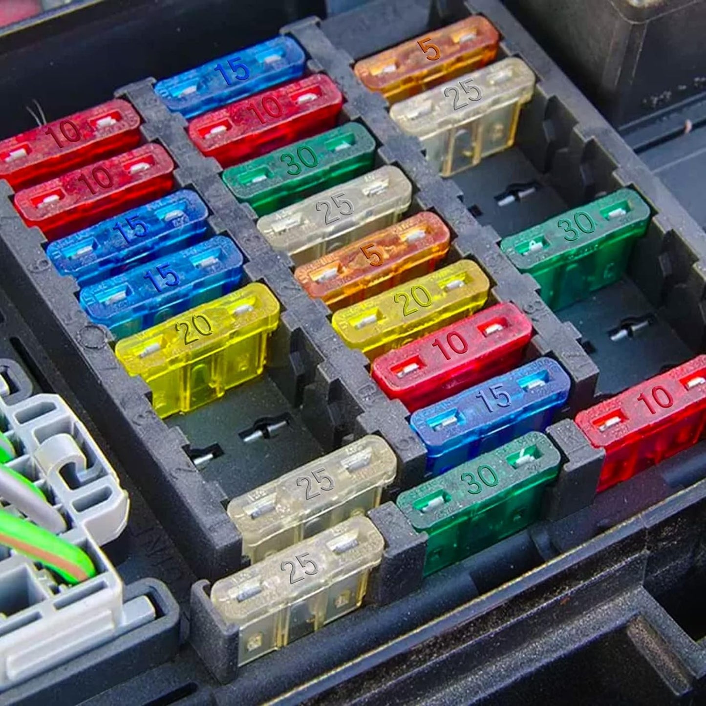 (80Pcs) 35 Amp Standard Fuse, 35A Car Blade Fuses for Car/RV/Truck/SUV/Motorcycle/Boat