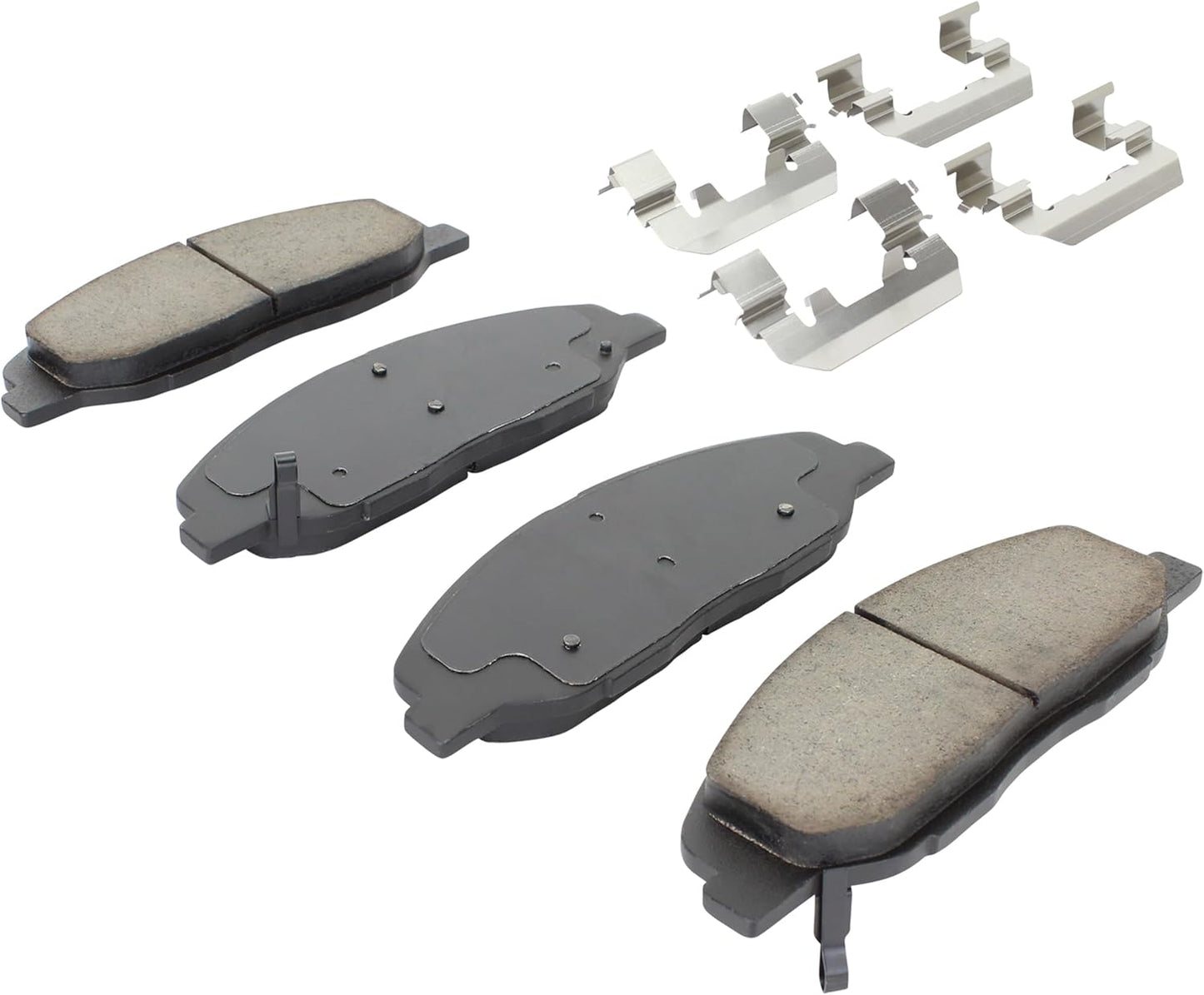 Premium Semi-Metallic Front Brake Pads (1001-1332M) Compatible with Cadillac CTS 2008-2014, Cadillac STS 2009-2011