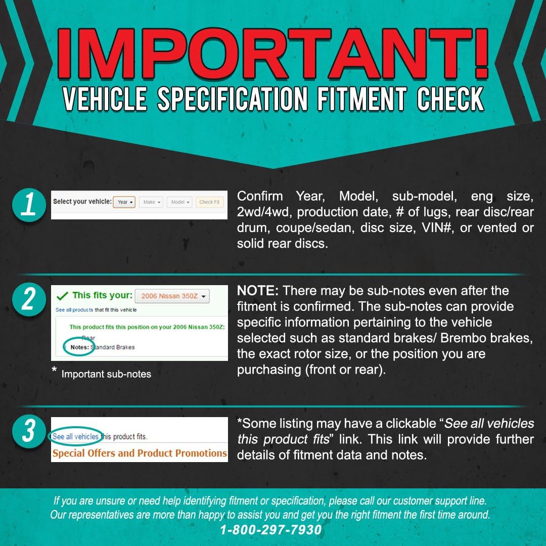 Power Sport Fit 2006-2009 Hyundai,Kia,Azera,Amanti PowerSport Full Kit Brake Rotors