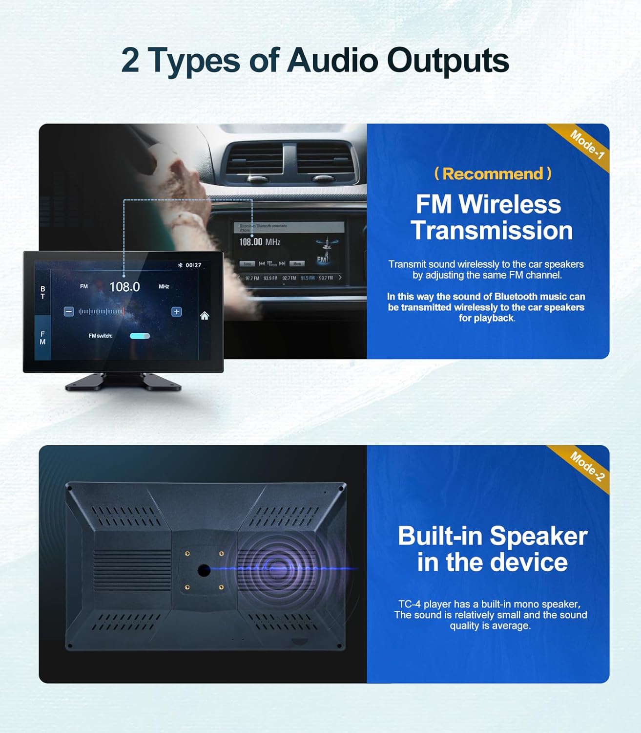 4 Channel 1080p Backup Camera Dash Cam for RV/Truck/Trailer/Van/SUV/Cars,10.2 Inch Touch Screen Quad Split Parking Monitor with DVR Recording/Playback/Bluetooth/FM Radio/Music/Video Player