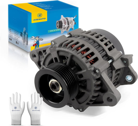 Ezexpreze 8460 New Alternator for Mercruiser Model 350 Mag MPI, 4.3L EFI, 454 Mag Bravo MPI, 5.7L Ski, 7.4L MIE, MX 6.2L 20099, 400-12151, Apr-93, 862031, 113685