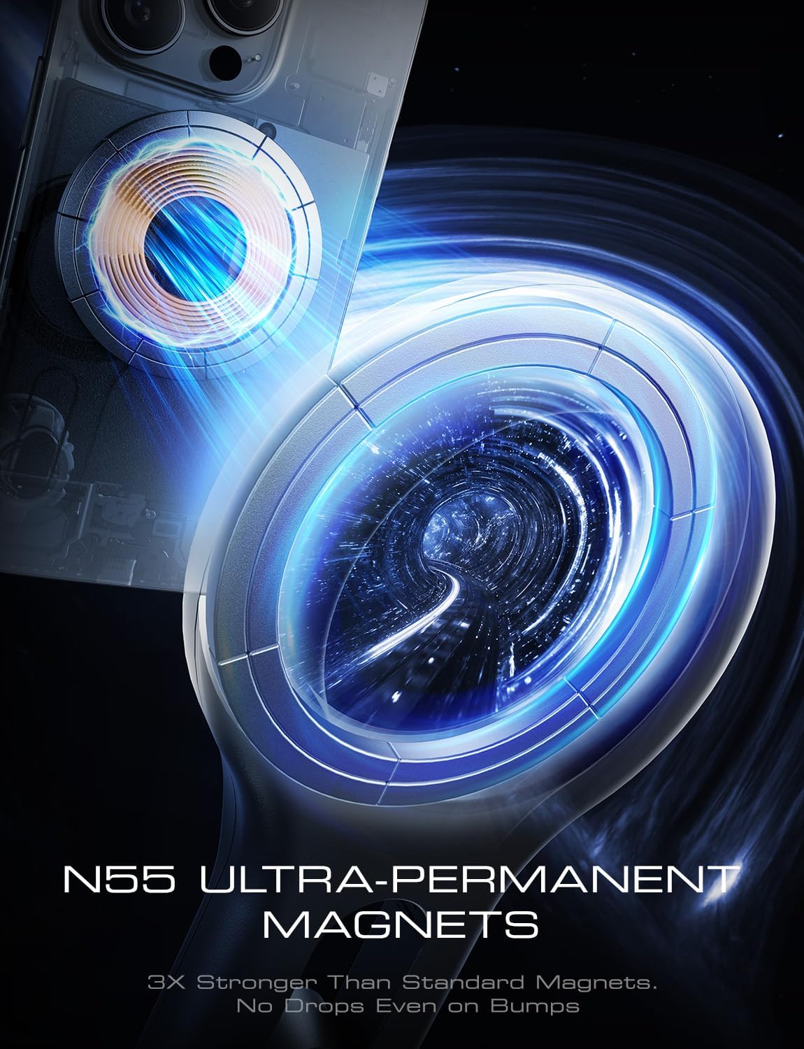 LISEN for MagSafe Car Mount Magnetic Car Phone Mount, Air Vent Phone Holder Car [Super Strong Magnets] Hands Free Cell Phone Holder 17X Strong Clip Car Accessories fit iPhone 16 15 14 13 Pro Plus Max