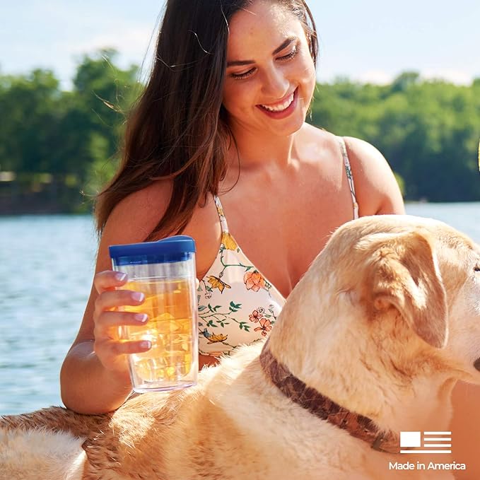 Tervis Butterfly Passion Made in USA Double Walled Insulated Tumbler Travel Cup Keeps Drinks Cold & Hot, 16oz, Classic