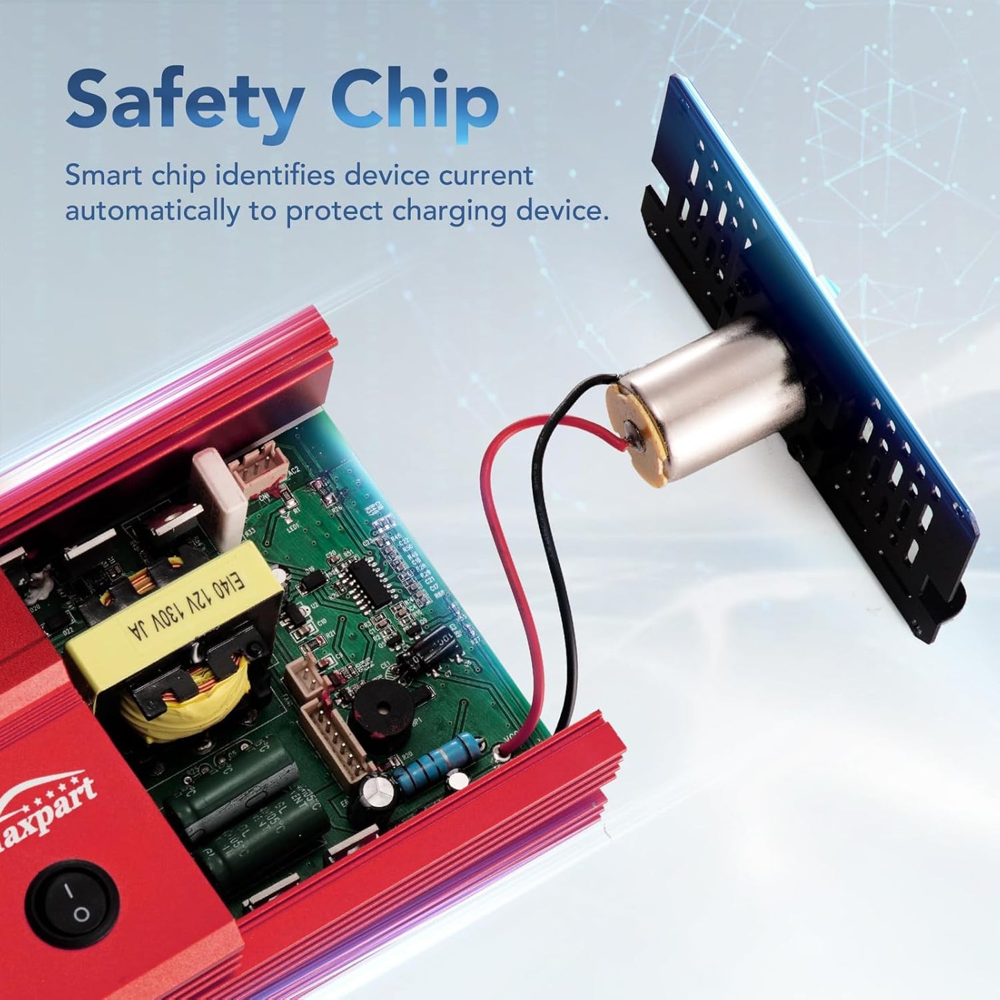 500W Power Inverter, Car/Light Truck 12V DC to 110V AC Converter USB and 3.0A USB and Type-C Ports Car Charger Inverter with Cigarette Lighter Ports for Smartphones Laptops Tablets